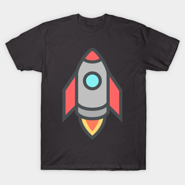 rocket T-Shirt by Pavlushkaaa